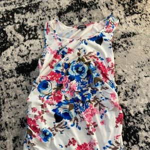 Floral maternity dress